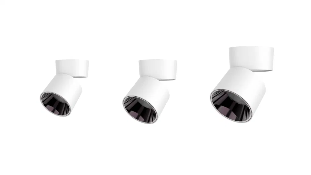 IP44 COB Spotlight Dimmable LED Downlight OEM ODM 12W Alüminyum Tavan Yüzeyi Ayarlanabilir 10