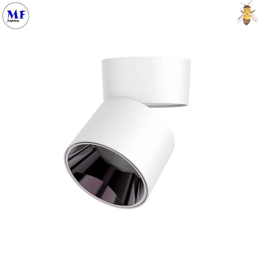IP44 COB Spotlight Dimmable LED Downlight OEM ODM 12W Alüminyum Tavan Yüzeyi Ayarlanabilir 8