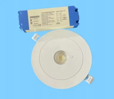 Panel Aşağı Işık LED Panik Acil Durum Çıkış İşareti Işığı IP65 Pil Yedekleme Şarj Edilebilir Kamu Okul Hastane Beyaz 5