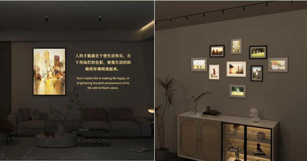 LED Logo Gobo Projector Light UV ND Zoomable Genişletilmiş IP65 Ra97+ Kontür Fuar Merkezi 19