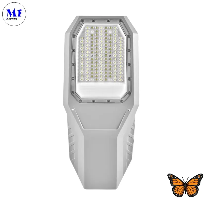 LED Güneş Bahçe Sokak Duvar Işığı Alüminyum Su geçirmez 200W IP65 Ik08 Kompakt Park Yolu kaldırımları Otoyol 0