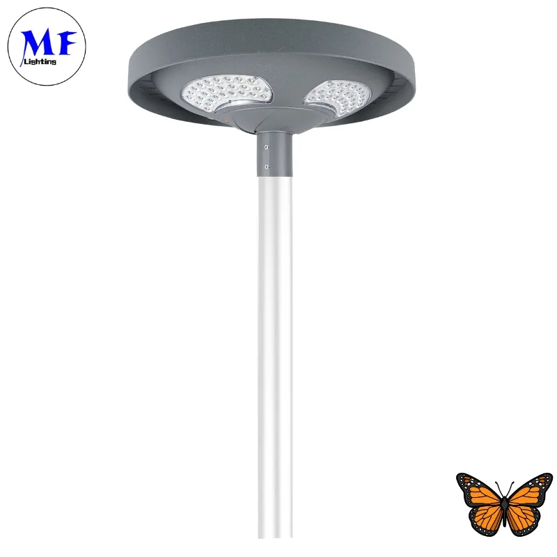 LED Güneş Enerjili Bahçe Sokak Duvar Lambası Su Geçirmez 40W IP65 Ik08 Park Yolu Kaldırımlar Okul Bahçesi 0