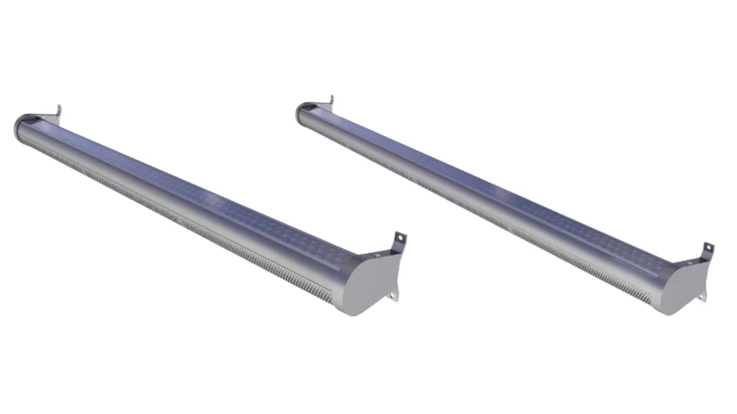 LED Sokak Bahçe Işığı Alu. Su geçirmez direği Hızlı Gümüş Kurulum Üstgeçit Avlu Yol Duvarı 0