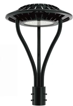 LED Bahçe Işığı Ayarlanabilir Nem Önleyici IP65 150W Su Geçirmez 140lm/W Siyah Peri Çim Avlu Direk Üstü 3