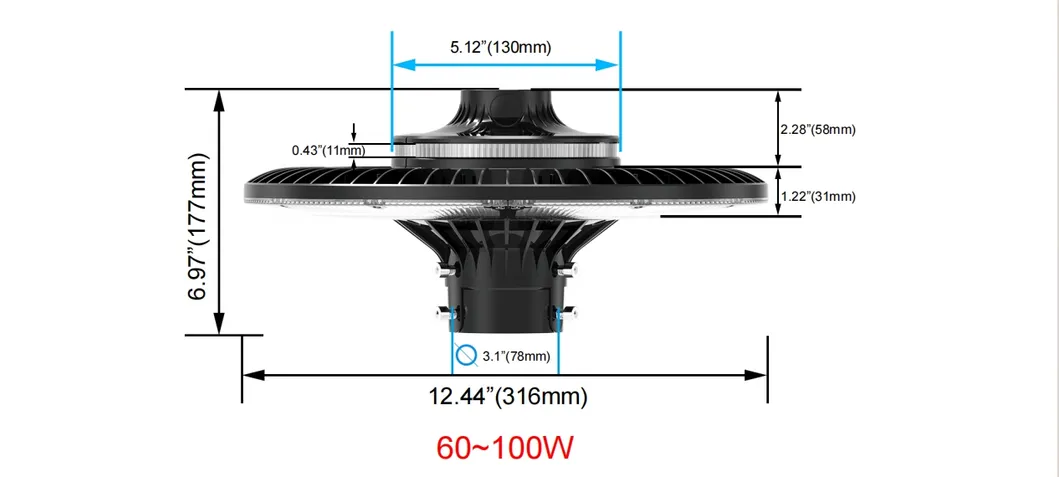 Enerji tasarruflu LED Bahçe Taşıtları Aydınlatma Kutbu Alan Işığı 140lm/W Akıllı Düzenleme 200W Otoyol Dinlenme Alanı Spor Kompleksi Deniz kenarı Promenade 4
