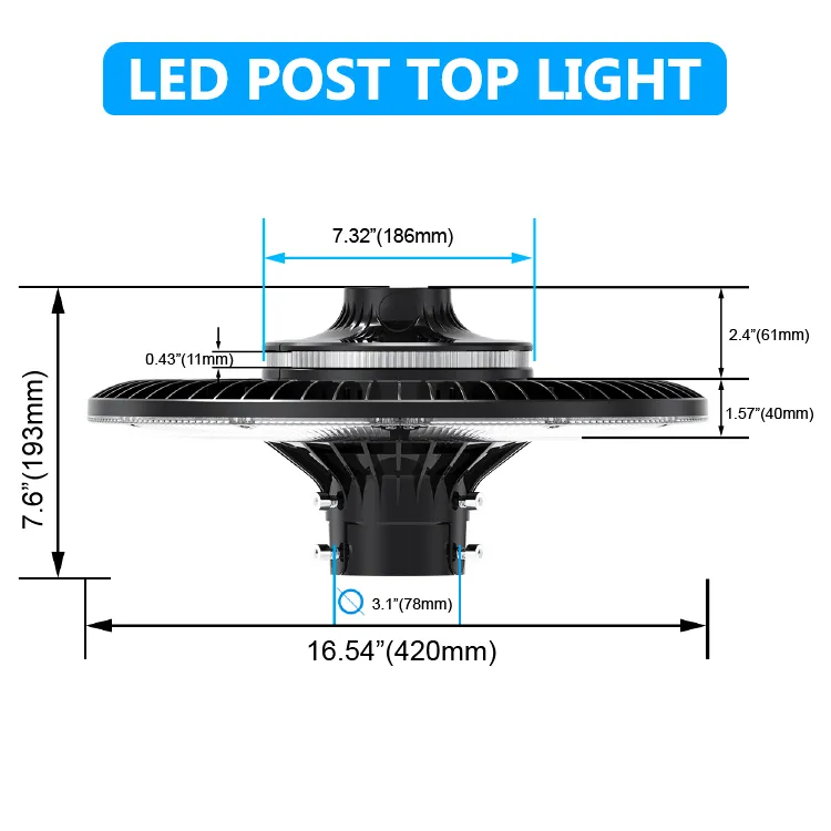 Enerji tasarruflu LED Bahçe Taşıtları Aydınlatma Kutbu Alan Işığı 140lm/W Akıllı Düzenleme 200W Otoyol Dinlenme Alanı Spor Kompleksi Deniz kenarı Promenade 5