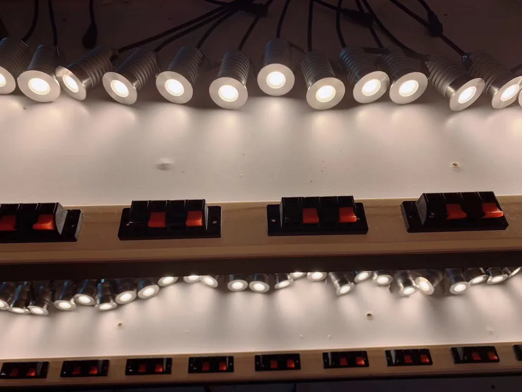 LED Adım Işığı IP67 1W Gümüş 95lm/W Trotoar Yol Bahçe Yürüyüşü Merdiven Yürüyüşü 2