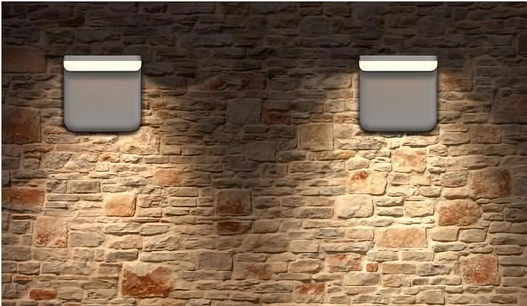 LED Güneş Enerjili Duvar Lambası Modern Yeni Akıllı Basit Lityum Pil Monokristal Siyah Güneş Enerjisi IP66 Su Geçirmez Döküm 2