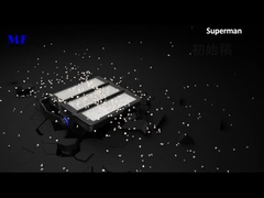 Yüksek Güçlü LED Taşkın Işık 1500W 1800W Yüksek Güçlü Led Stadyum Işıkları Siyah Led Taşkın Işık