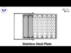 60W120W180W240W300W IP65 Bahçe Okul Hastanesi için Yüksek Güçlü LED Sel Işığı