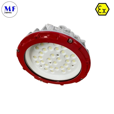 20W-100W Ex LED Explosion Proof Light With IP66 IK10 Tempered Glass Stainless Steel Aluminum