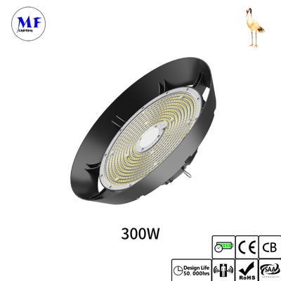 5 Years Warranty UFO LED High Bay Light With Emergency Battery Kit For Industrial Food Processing Plant School