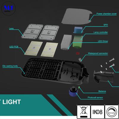 50w/100w/150w/200w Led Street Light Waterproof Weatherproof Smart Control Photocell Highways Parks Square