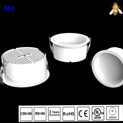 10W / 12W / 15W / 20W Recessed Light Spotlight Ceiling Mounted Down Light For Home Furnishing Corridor Public Areas