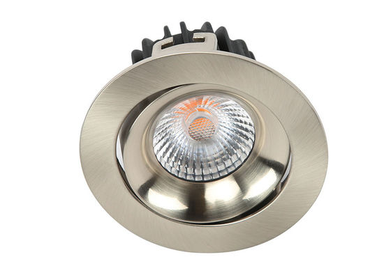 8W/10W IP54 5 Years Warranty 38° Rotatable LED Spot Down Light Silver Color 2700K-6000K With CE ROHS Certificate