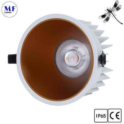 48W IP65 LED Down Light 3 Years Warranty 100lm/W 15°/24°/38°/60° White/Black Optional Recessed For Warehouse