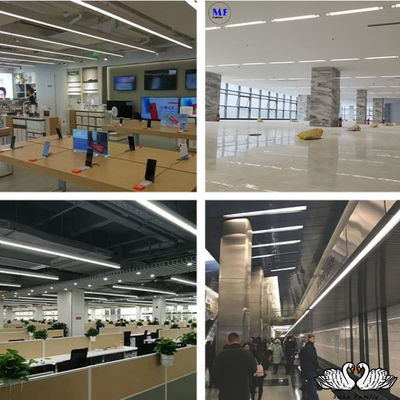 3000K-6000K IP20 Led Linear Lights For Indoor Office Shopping