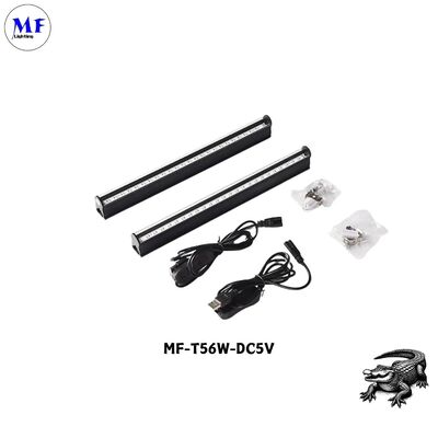 Factory Price PC Aluminum 6W 25W Black Light for 3D Resin Curing Glow Filament Gel Nail Curing Pet Urine UV Curing Lamp T5 Tube Light