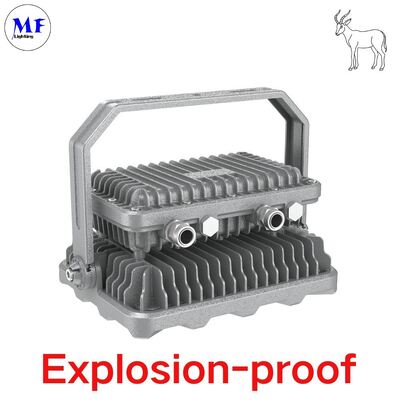 Atex IP66 IK08 Explosion Proof LED Flood Light 140LM/W 150W 200W 240W 300W 400W  With Tempered Glass Lens For Oil Gas Chemical Mining Hazardous Zone