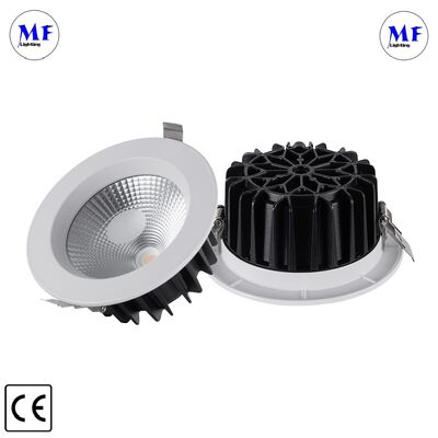 COB LED Recessed Anti-Glare UGR<19 Dimmable  Die-Cast Aluminum Indoor Commercial Led spot light Led Down light