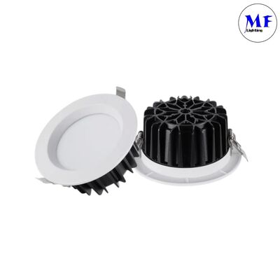 IP40 SMD Downlight 5W/7W/10W/12W/15W/20W/25W/30W/35W/40W/45W/50W Smart CCT Power Dimming Adjustable Smart Triac Dali 0-10V Recessed Aluminum LED Down Light