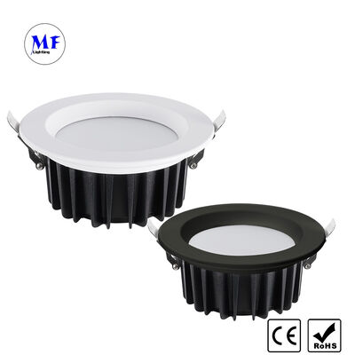Factory Price SMD LED Recessed Downlight Triac 5W/10W/25W/40W 0-10V Dali-2 Dt6 Dt8 Dimmable Smart Zigbee Tuya WiFi IP40 Die-Cast Aluminum Ceiling Down Light