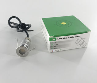 Stainless steel mini outdoor led underground lights, 1W / IP67 / DC12V/Cutout 18mm