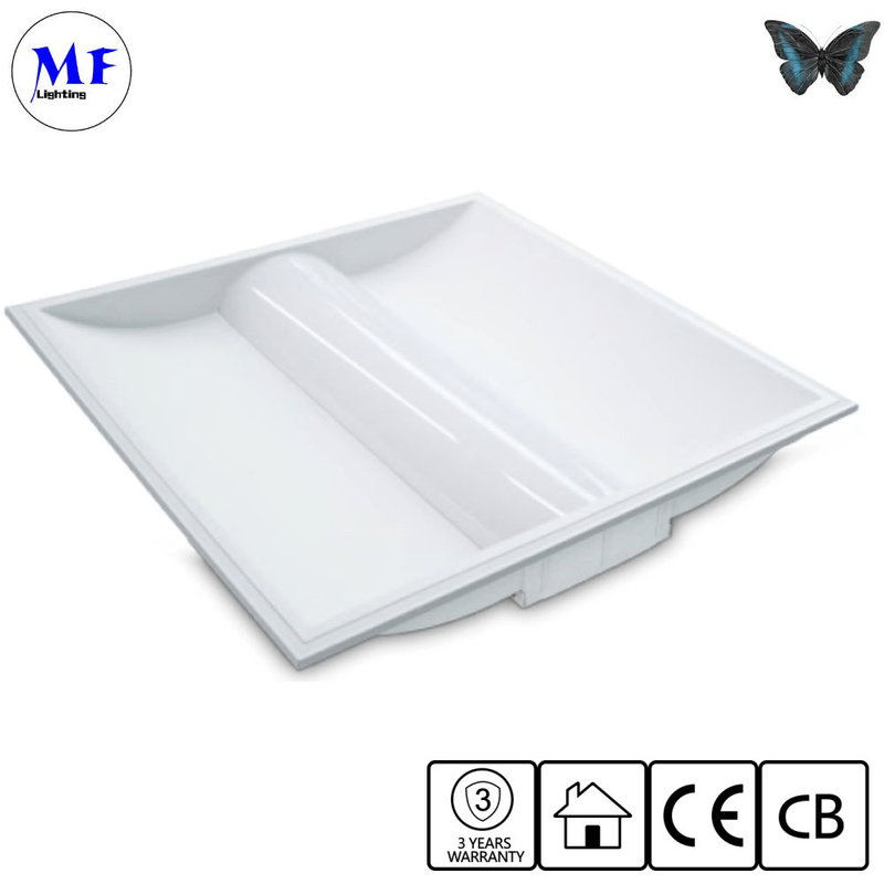 Commercial Lighting LED Panel Light Ceiling Troffer Light Fixtures 50W 2*4FT Flame-Retardant Anti Glare Dimmable Ceiling