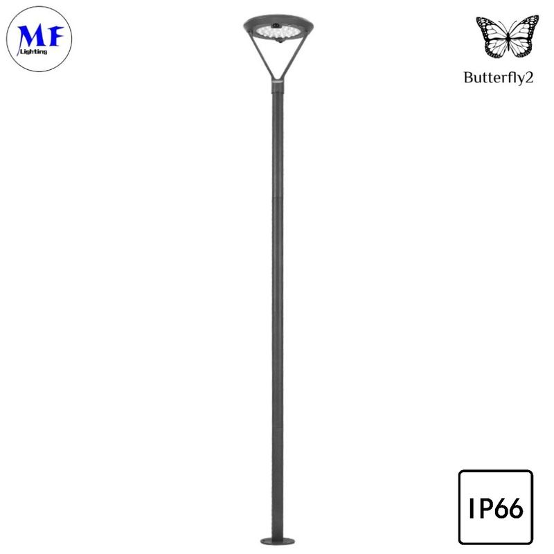 6.5W 5.5V IP66 Outdoor LED Solar Garden Street Light Waterproof 2000LM 6000-6500K Easy Installation For Villa