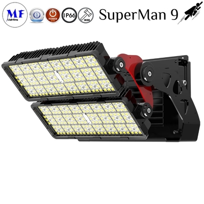 Dış LED floodlight flood light yüksek güçlü aydınlatma IP67 1200W spor alanları için su geçirmez Ik10 155lm/W