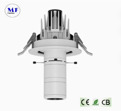 LED Şekillendirilebilir Track Logo Gobo Projector Light UV ND Zoomable Genişletilmiş IP65 Ra97+ Kontür Fuar Merkezi