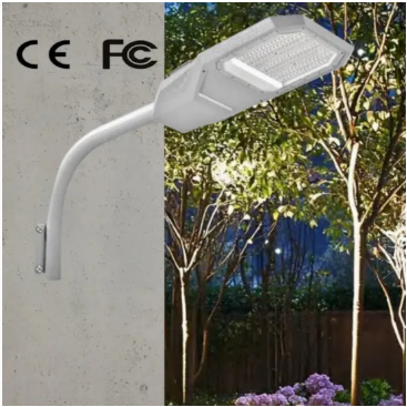 LED Güneş Bahçe Sokak Duvar Işığı Alüminyum Su geçirmez 200W IP65 Ik08 Kompakt Park Yolu kaldırımları Otoyol