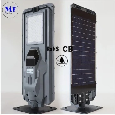 LED Sokak Bahçe Işığı Hareket Algılayıcı Su geçirmez ABS Gümüş 50W IP65 100lm/W 6500K 7000K Otoyol Yolu Yolu Yürü Yard Avlu
