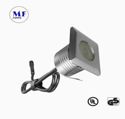 LED Adım Işığı IP67 1W Gümüş 95lm/W Trotoar Yol Bahçe Yürüyüşü Merdiven Yürüyüşü