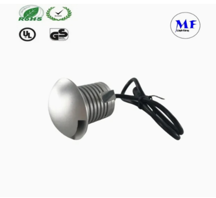 LED Adım Işığı Gümüş 3W 12V IP65 Yolu Yolu Meydanlar Pavment Bahçe