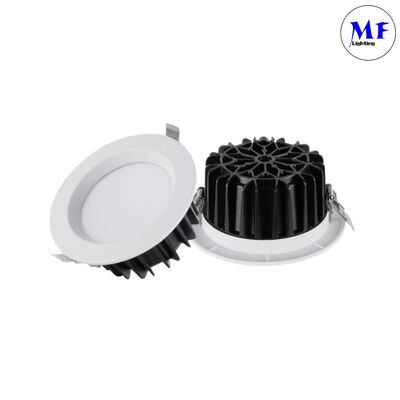 Alüminyum Yüksek Güç 5W/7W/10W/12W/15W/20W/25W/30W/35W/40W/45W/50W Dim Edilebilir CCT Ayarlanabilir Akıllı Gömme İç Mekan Spot Işık IP40 Otel LED Spot