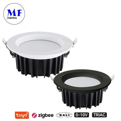CCT ayarlanabilir CRI90 Triac /0-10V/Dali-2/Tuya Zigbee Beam Angle 60° Ticari ve konut alanları için geriye dönük anti-parlama SMD