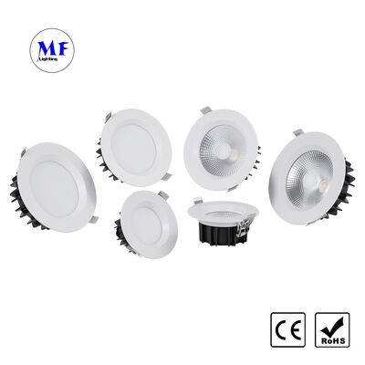 Fabrika Fiyatı IP40 SMD LED Gömme Tavan Spotu, Triyak 0-10V Dali Dali-2 Dt6 Dt8 Dim edilebilir, Akıllı Zigbee Tuya WiFi Kontrolü, Ofis İçin İç Mekan Spot Işığı