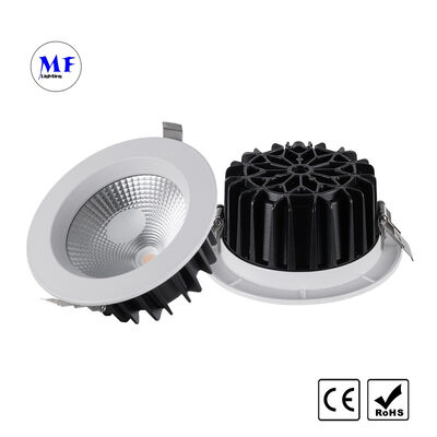 Fabrika Fiyatı COB LED Gömme Spot 30W Triyak 0-10V Dali-2 Dt6 Dt8 Dim Edilebilir Tuya Zigbee Tuya WiFi Akıllı Kontrol Ugr<19 Döküm Alüminyum Tavan Spot Işığı