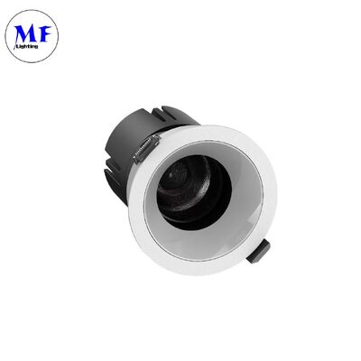 ETL Sürücü Anti-Glare Recessed LED Downlight COB Chip 15°/24°/36°/55° Işık açısı 110-120LM/W Yüksek Lumen 5CCT Eğilebilir Tavan Aşağı Işık