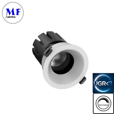 7W LED Tavan Lambası UGR<3 Parlama Önleyici Dim Edilebilir ETL Sürücü DIP 5CCT Ayarlanabilir 100LM/W Yüksek Lümenli Banyo Endüstriyel Perakende Ticari Alanlar İçin
